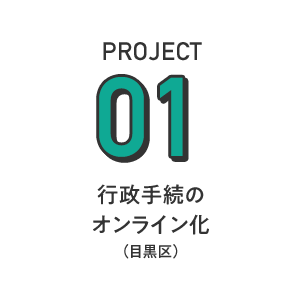 PROJECT01 - 行政手続のオンライン化（目黒区）